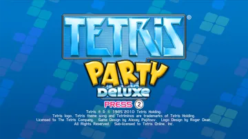 Tetris Party Deluxe screen shot title